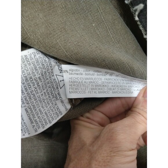 Zara Camouflage Button Up shirt/ Jacket Size Small Outdoorsy - Picture 10 of 10